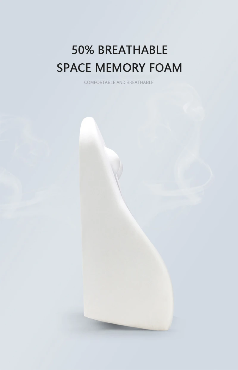 Car Headrest Neck Pillow Support Universal Soft Neck Pillows Cushion Memory Foam Lumbar Pillow Back Support Interior Automotive