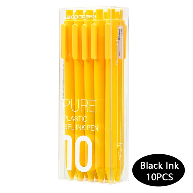 Yellow pen 10pcs