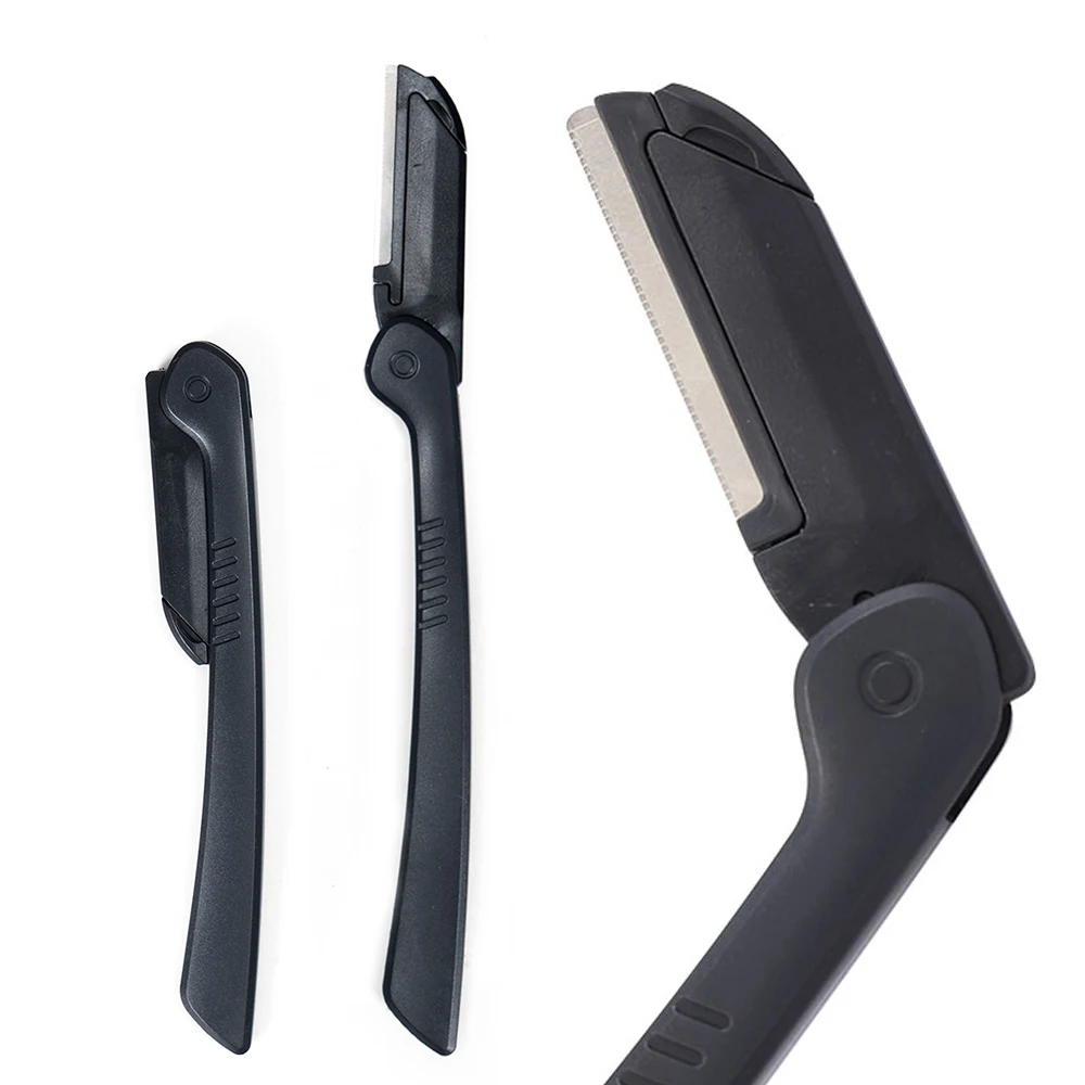 Face Hair Remover Beginner Eyebrow Trimmer Female Portable Safe Shaver Eye Brow Trimming Knife Makeup Beauty Cosmetic Tool 1Pc eyebrow trimmer set eyebrow trimmer eyebrow razor set hair shaver eyebrow razor facial hair remover eyebrow scissors hair remover eyebrow trimmer blade