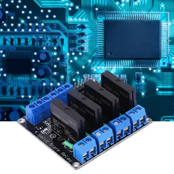 

5V 4 Channel Low Level Trigger Solid State Relay Module With Fuse Electric Component Solid-State Relay Modul