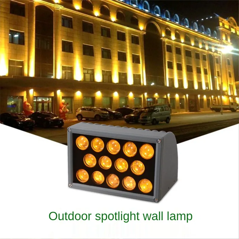 Beam Spotlight Led Outdoor Wall Lamp Waterproof Long-range Beam Led Projection Lamp Narrow Light Wall Washer Lamp Post Lamps