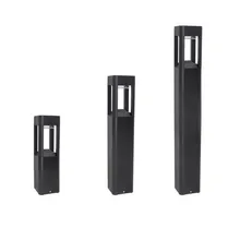 Открытый водонепроницаемый превосходный алюминий столб садовые огни, парк прохода дорожка вилла светодиодный пейзаж газон лампа подсветка металлического столба