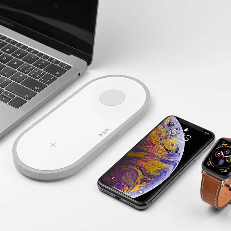 HOCO 2in1 Original Wireless Charger for Apple Watch Charger Series 5 4 3 2 Magnetic for i-Watch USB