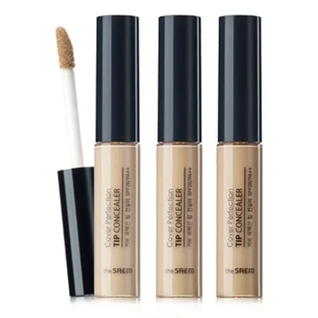 

THE SAEM Cover Perfection Tip Concealer (SPF28/PA++) 3 Color 6.5g Face Makeup Liquid Concealer Brighten Foundation 1pcs