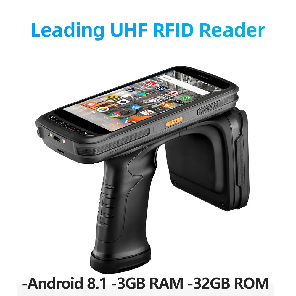 

IssyzonePOS Rugged Androd 8.1 PDA Handheld POS Terminal Zebra 2D Barcode Scanner UHF RFID Reader BT 4G WiFi GPS Warehouse 3GB