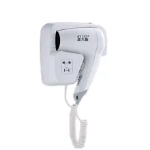 X-7729 настенный ABS пластик Электрический двойной Напряжение отель бытовой путешествия Профессиональный нескладной ручкой фен для волос