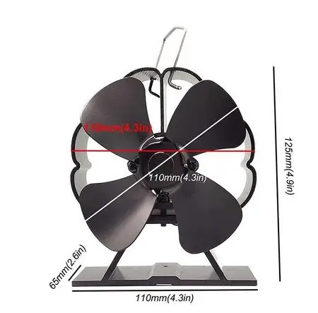 4 Fireplace Fan