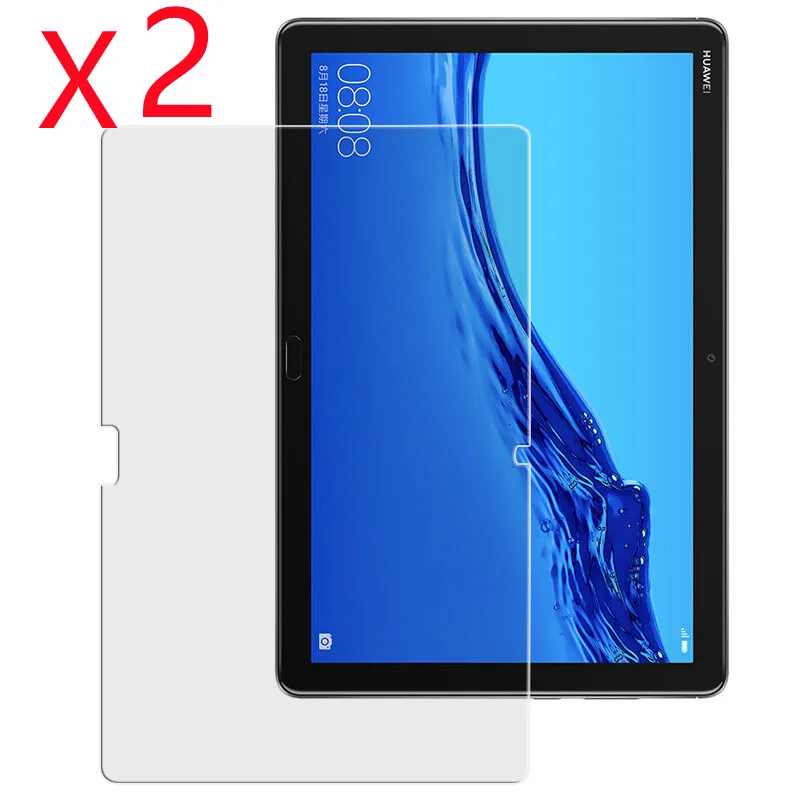 2x Tempered Glass Guard Film Screen Protector For Huawei MediaPad M5 Lite 10.1" 