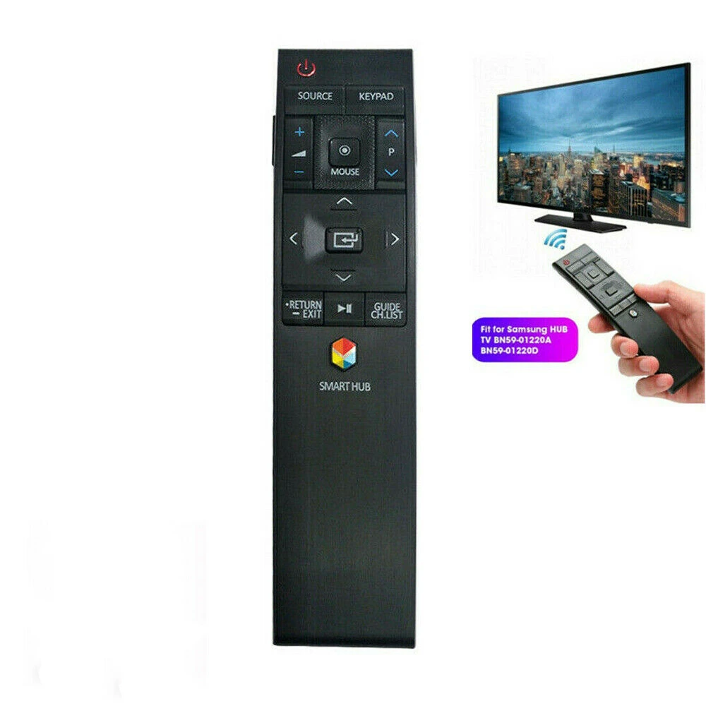 Remote Controls For Samsung Curved TV BN59-01220E RMCTPJ1AP2 BN5901220E Smart Remote Control BLK 1PC