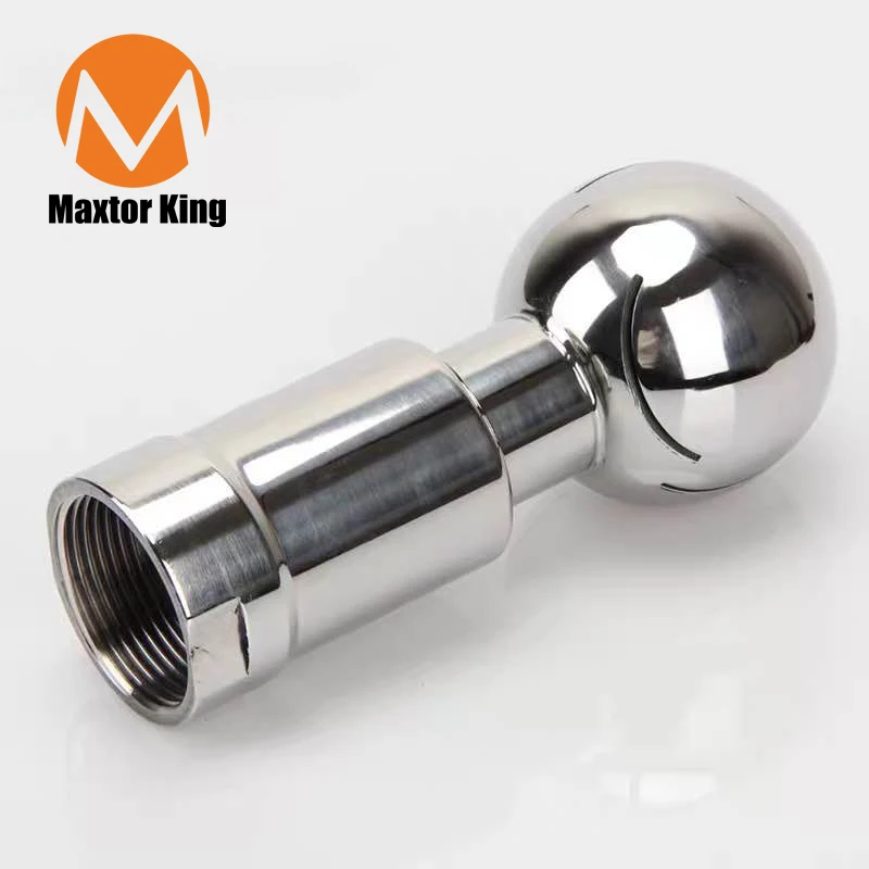 

MK 3/8'' 1/2'' 3/4'' 1'' -2'' BSPT Thread Female Spray Ball Stainless Steel SS304 Sanitary Rotary Tank Cleaning Ball