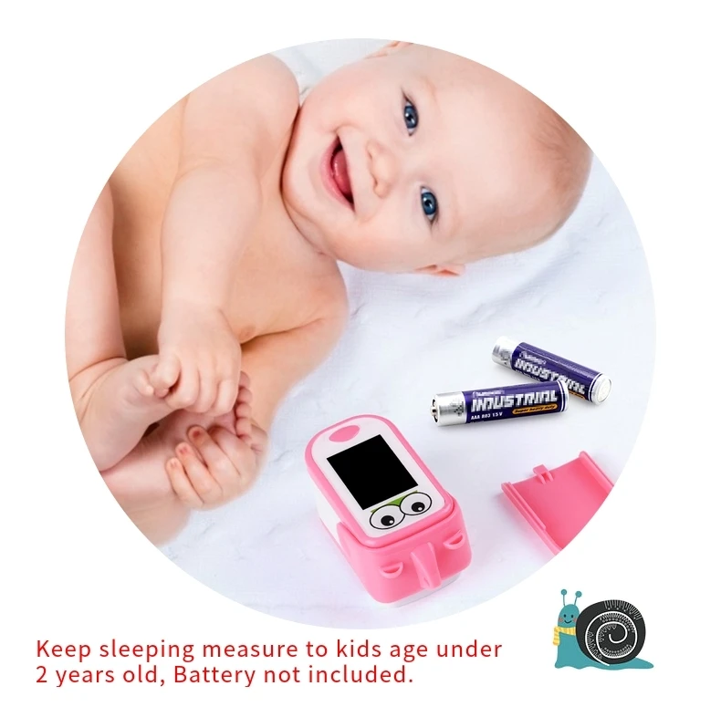Новое поступление Пульсоксиметр детский ребенок/малыш/Детский Монитор насыщения крови кислородом светодиодный дисплей FDA CE