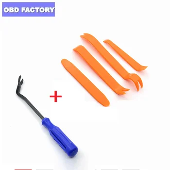 

2020 Car Door Panel Remover Tool Car Auto Removal Trim Clip Fastener Disassemble Vehicle Refit Tool + 4pcs