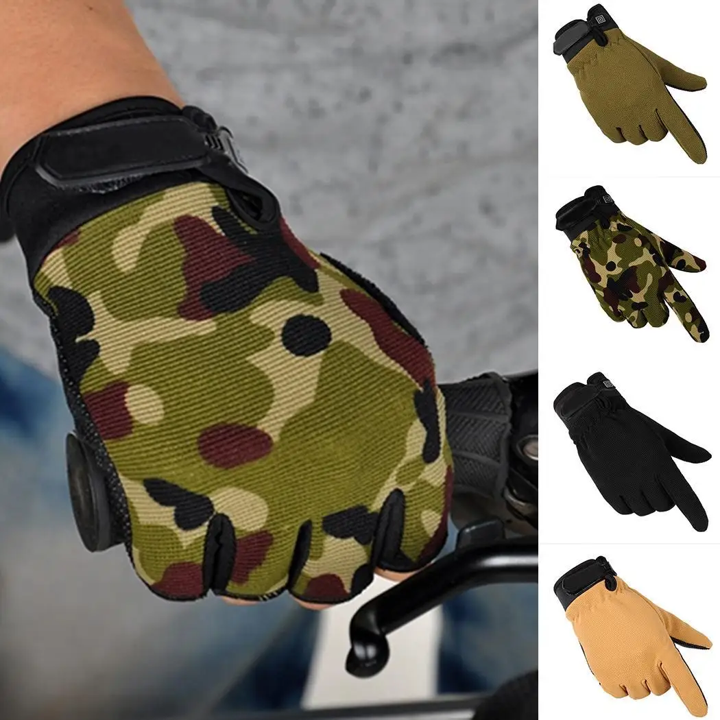 Перчатки для верховой езды на открытом воздухе, тактические Защитные велосипедные спортивные перчатки