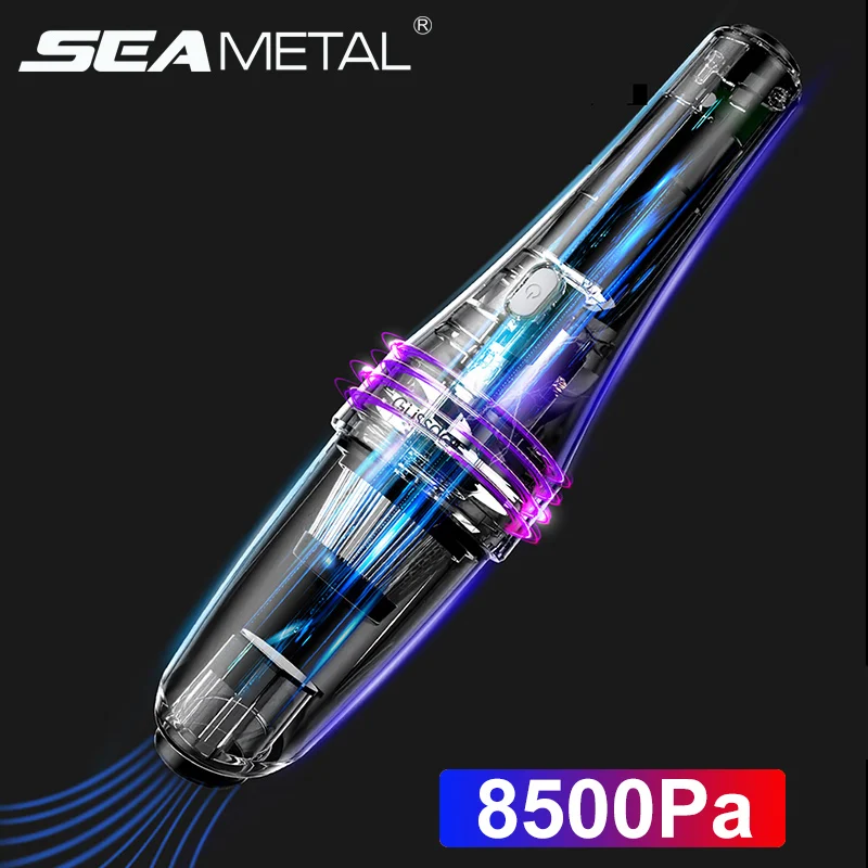 

Car Vacuum Cleaner for Car Office Home Interior Detialing Clean 8500Pa Strong Suction Cordless Handheld Mini Car Vacuum Cleaner