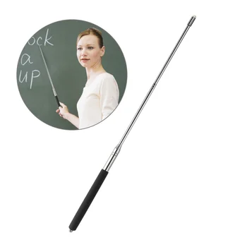 

TINKSKY Hand Pointer Extendable Telescopic Retractable Pointer Handheld Presenter Classroom Whiteboard Pointer (Black)
