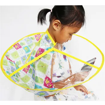 Billige Diy Kinder Haar Schneiden Mantel Regenschirm Cape Salon Barber Salon Und Zu Hause Top-stylisten Mit Salon Barber Spezielle Haar Styling Accessor2