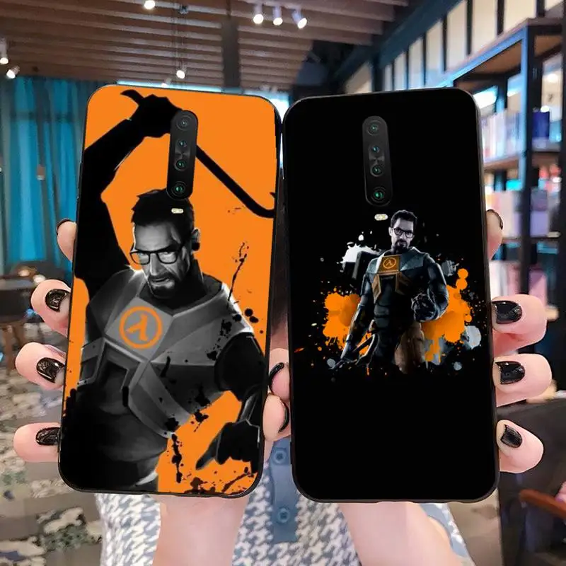 Мягкая Черная фотовспышка HPCHCJHM Half-life для Redmi Note 8 8A 8T 7 6 6A 5 5A 4 4X 4A Go Pro | Мобильные