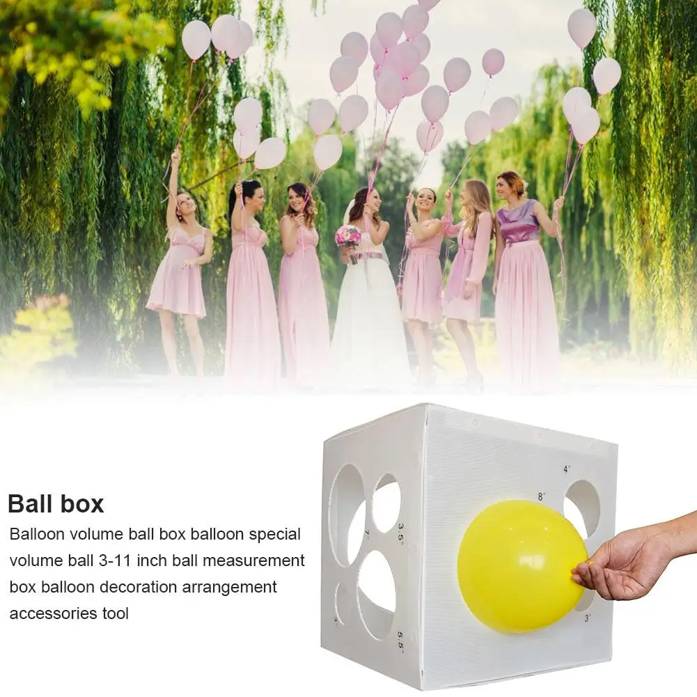 

Balloon volume ball box balloon special volume ball 3-11 inch ball measurement box balloon decoration arrangement accessories