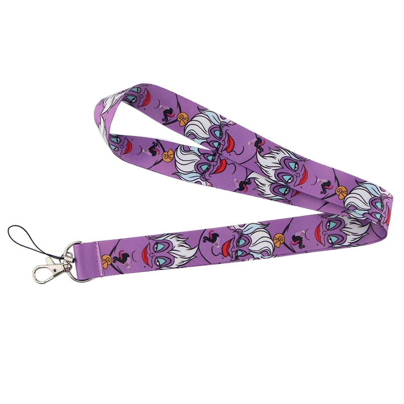 

Ursula kawaii cartoon Neck Strap Lanyard Mobile Phone Key Card Identification Strap Badges Holder DIY Hanging Lariat Laces E0799