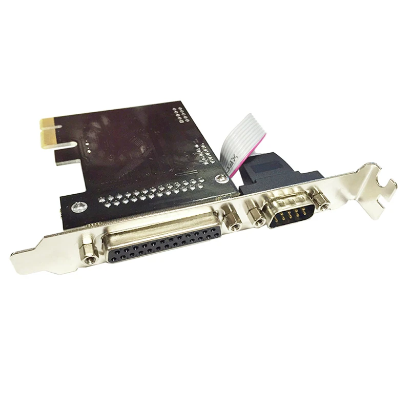 PCI Express 1X в один последовательный один параллельный порт карты расширения I/O Райзер-карта PCIe TXB069