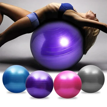 Big Yoga Ball 75cm Sport Swiss Ball Yoga Rhythmic Gymnastics Ball Withstand Voltage Environmental Protection 65cm Balance Ball 1