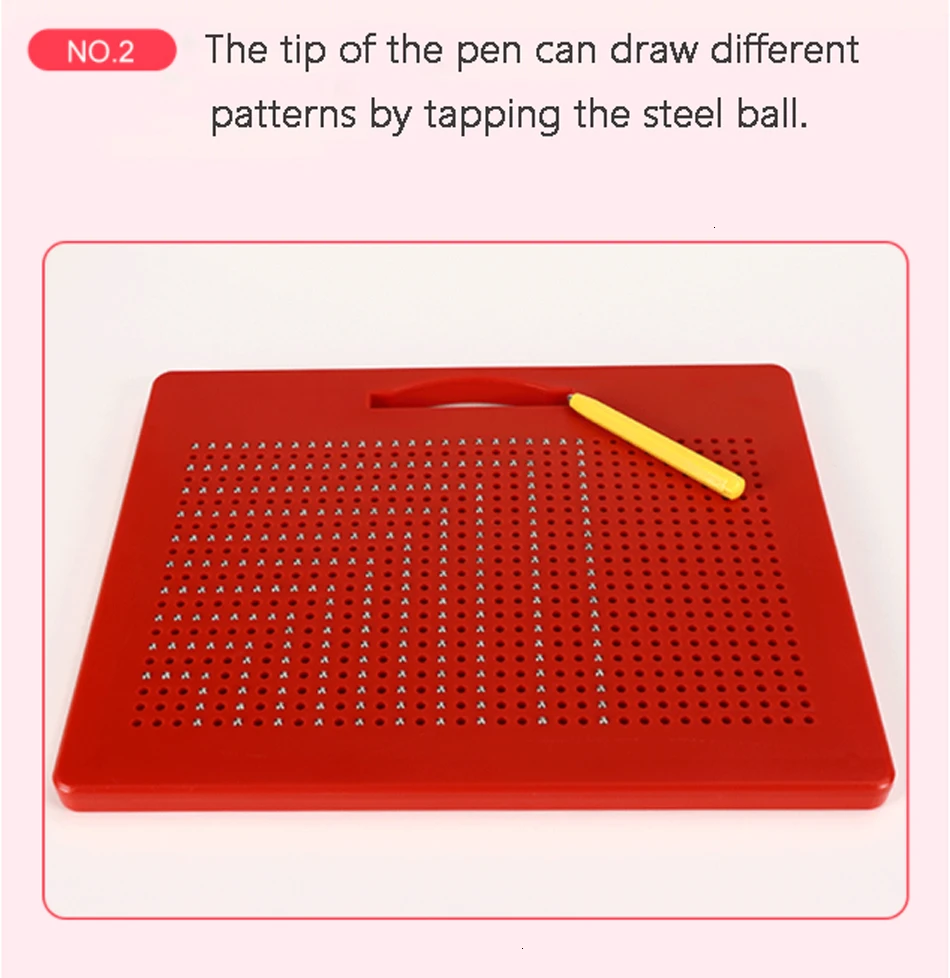 Магнитный планшет магнитная подушка игрушки для рисования для детей доска для рисования стальная бусина стилус поп шарик ноутбук для учебы игрушки для письма