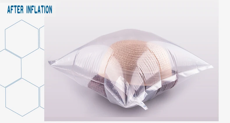 Шляпа цветок Живая рыба логистика мешок деформации упаковки открытый тепло уплотнение защиты надувной пузырь буфера анти-раздавливания
