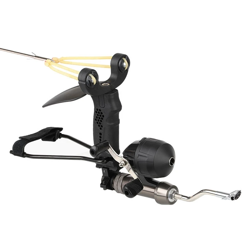 2019 New Outdoor Hunting Tool High Speed Powerful Shooting Fish Dart Multifunction Bow Slingshot Catapult Archery Catch Fish Kit