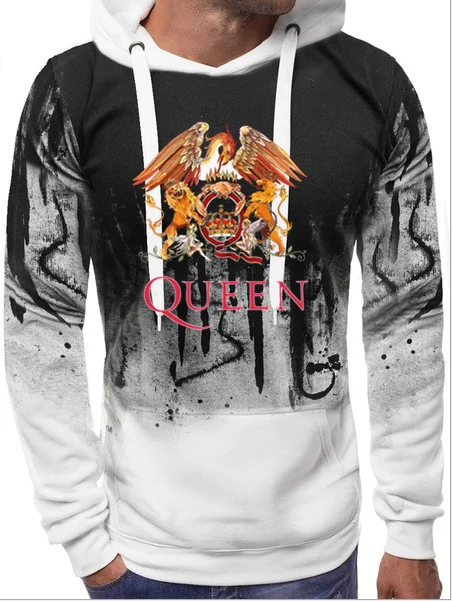 Queen классическая рок-группа Фредди Меркьюри худи унисекс толстовки 2019ffe