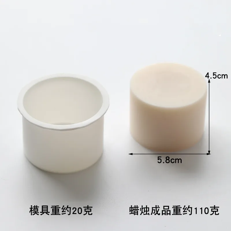 Description Picture 4 of itemCake Base Candle Mold Decorative Shape Wax Scented Candle DIY Material Gypsum Mold 3d Silicone Candle Molds