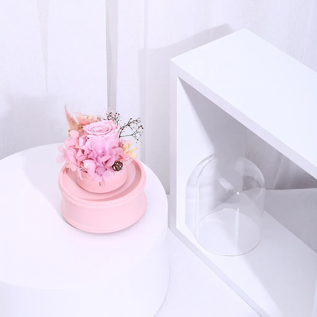 Праздничная вечеринка Свадьба юбилей музыкальная искусственная Цветочная романтичная музыкальная шкатулка подарок