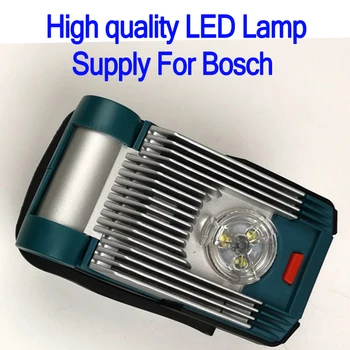

14.4V/18V Li-ion LED Work Light Flash Light Site Light Torches For Bosch battery Electric Tool Home Construction free shipping