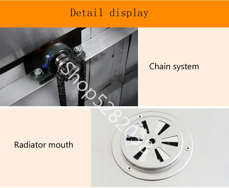 Stainless Steel Nut Roasting Machine Nuts Baking machine Chestnut Roaster