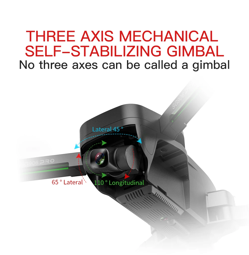 US $131.77 ZLL SG906 MAX PRO 2 PRO2 GPS Drone 4K Profesional Camera HD RC Dron with 3Axis Gimbal WiFi FPV Brushless Motor Quadcopter