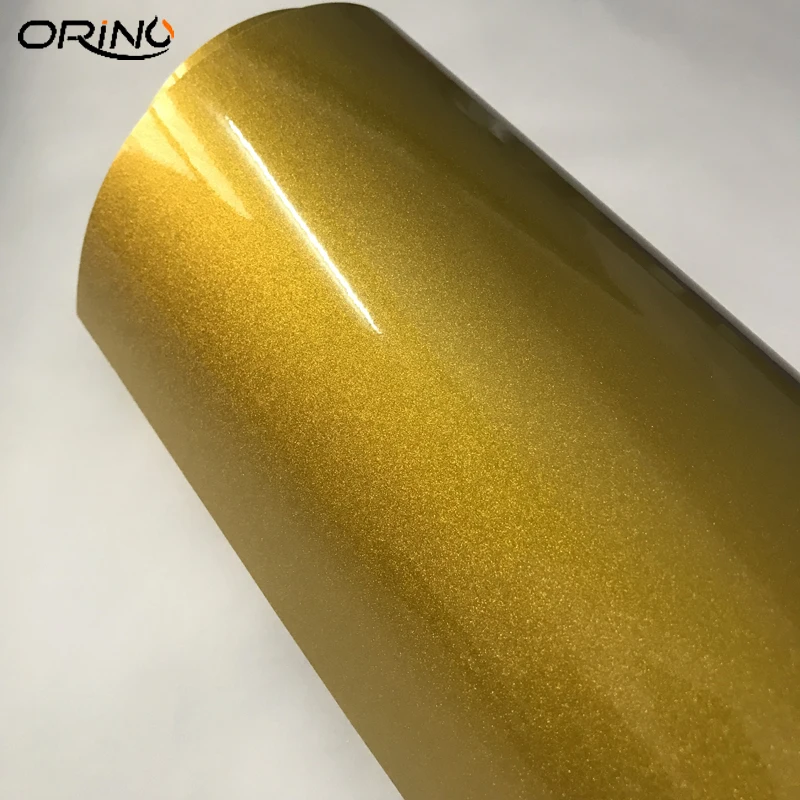 Gold Diamond Glitter Vinyl Sticker Wrap-2