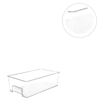 

1Pc Kitchen Organiser Refrigerator Fresh Box Egg Tray Drawer Type Fruit and Vegetable Crisper Food Storage Boxes for Fridge and