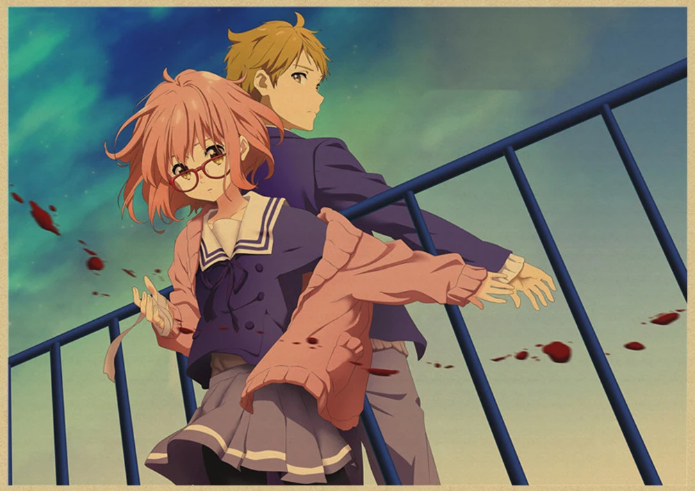 Японское аниме kyoukai no kanata стикер стены украшения комнаты обои