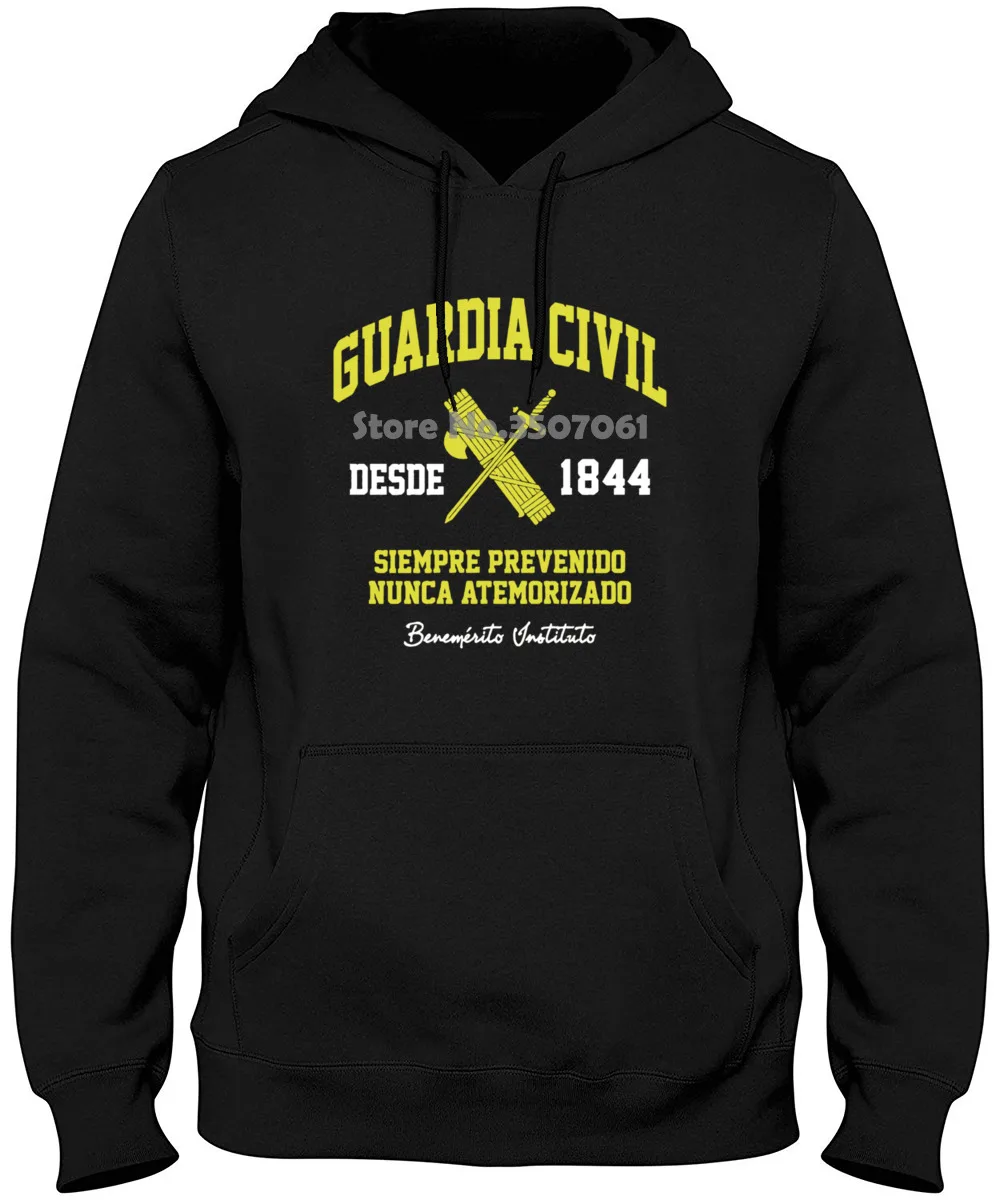 

100% Cotton Customer Customization 3 Patterns 3d Print Custom Men Guardia Civil Men 3xl Hoodies & Sweatshirts