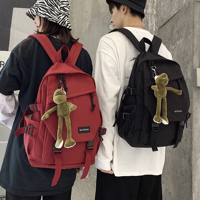 Вместительный рюкзак для женщин и мужчин универсальный школьный ранец