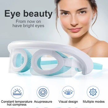 

3 Colors Eye Massager Sleeping Eye Massager Travel Rest Eyeshade Eye Relax Goggles Anti Wrinkles Vibrating Eyes Care Beauty Tool