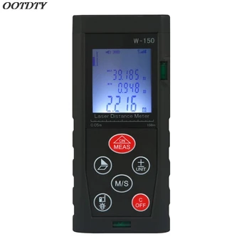 

Protable 150M laser Rangefinder Distance Meter Range Finder Area Volume Pythagorean Continuous Signal Strength m/inch/ft
