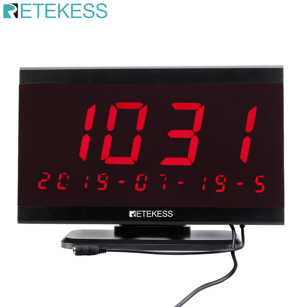 Беспроводной приемник Retekess TD105 999 каналов радиочастотный дисплей хост система