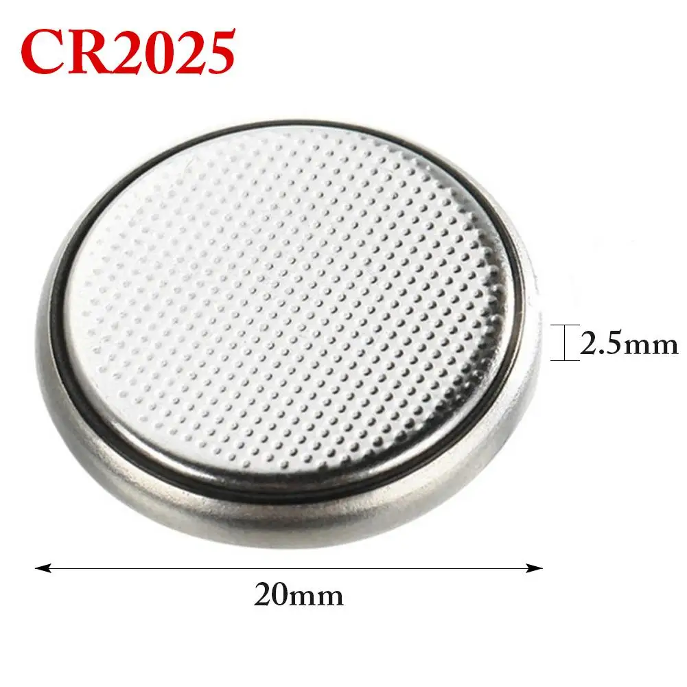 5Pcs/Set 3V CR2032 CR2025 CR2020 3 Volt Coin Button Cell Battery For Watch Toys Calculator Scale Remote