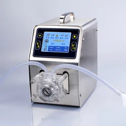 0.007-2280ml/min Laboratory Intelligent Power Off Memory Peristaltic Pump With Silicone Tube For Biologics