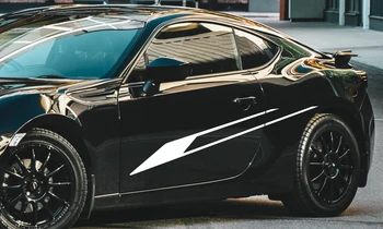 

2 Pcs Car Sticker for Skoda Octavia Volkswagen VW Polo Golf MK4 MK7 Passat B5 B7 Toyota Corolla Model Tesla X S X Car Accessorie