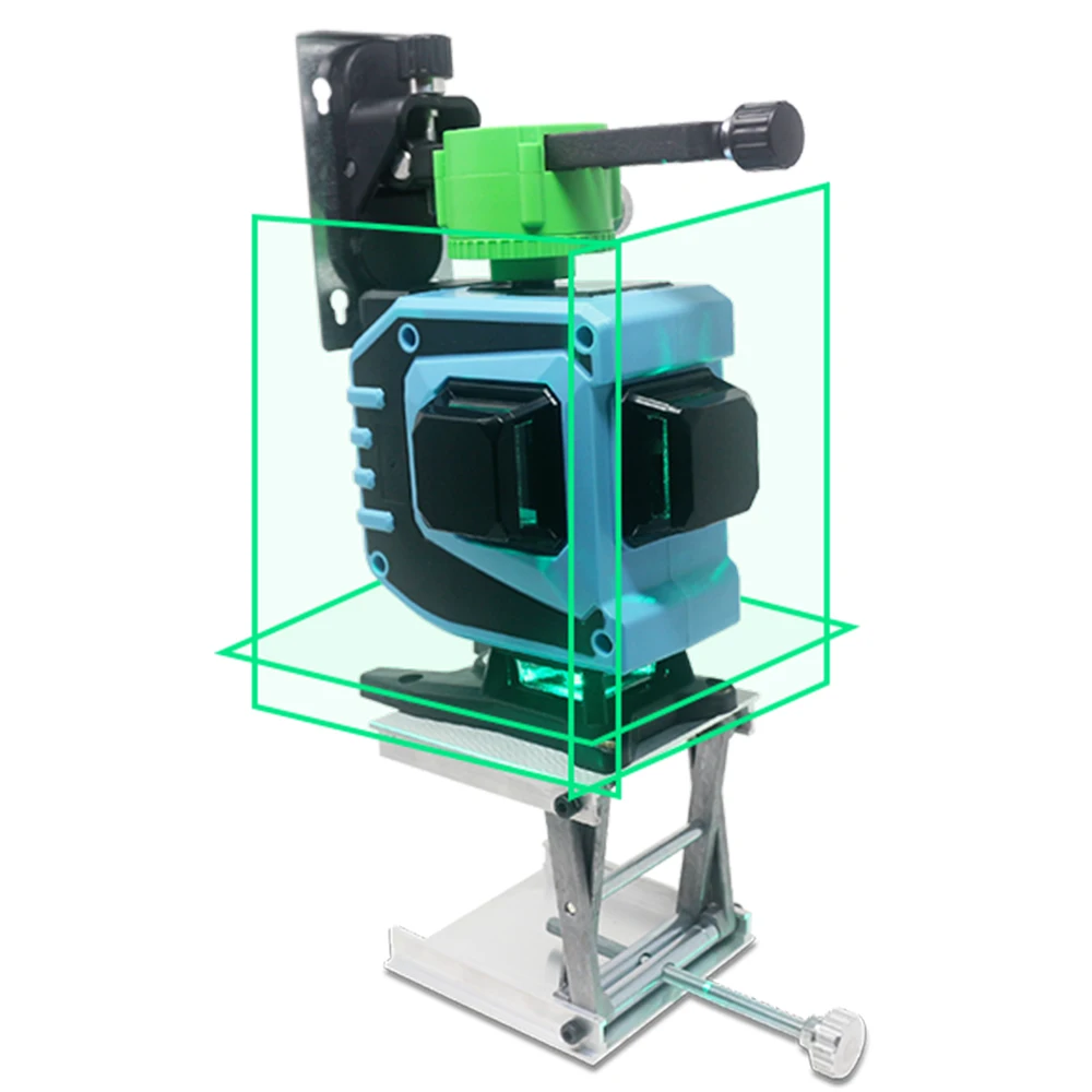 12 линия 3D лазерный уровень красный луч линии 532nm Крест линии лазерный Горизонтальный Вертикальный с функцией выравнивания