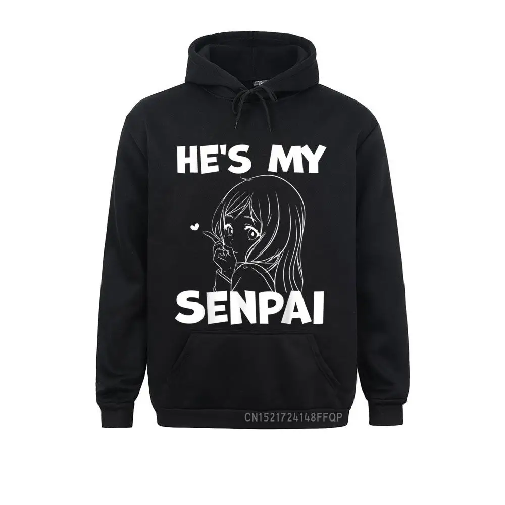 

He's My Senpai Funny Anime Matching Couple Girlfriend Gift Pullover Men Sweatshirts Long Sleeve Hoodies Customized Hoods