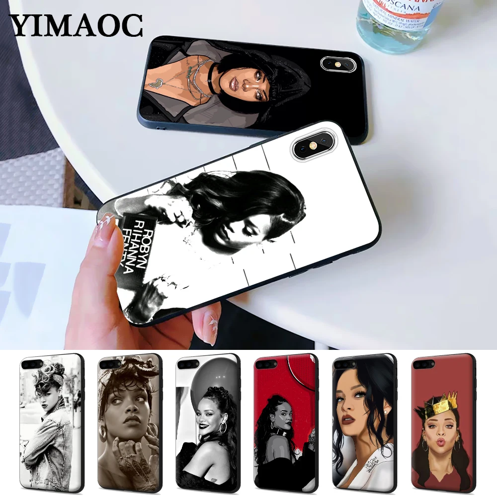 

Rihanna Anti Work Drake Silicone Case for iPhone 5 5S 6 6S Plus 7 8 X XS Max XR