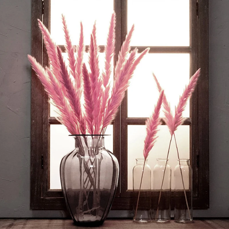 7 шт. натуральная сухая пампасная трава тростник букет цветов растение свадебные