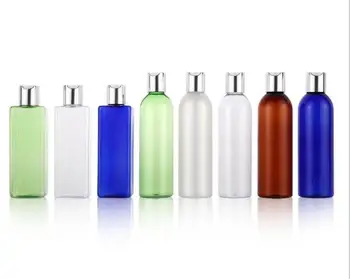 

10pcs/lot 250ml Disc top Cap bottle Empty Plastic PET Lotion Bottle travel size plastic bottles for Shampoo